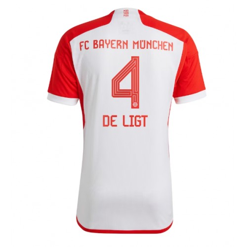 Dres Bayern Munich Matthijs de Ligt #4 Domaci 2023-24 Kratak Rukav